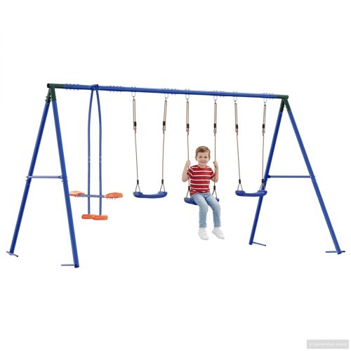 Комплект за люлка на открито Многоцветен 330 x 185 x 185 см