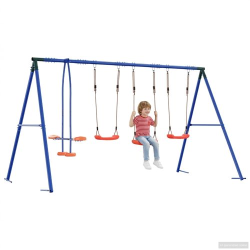 Комплект за люлка на открито Многоцветен 330 x 185 x 185 см