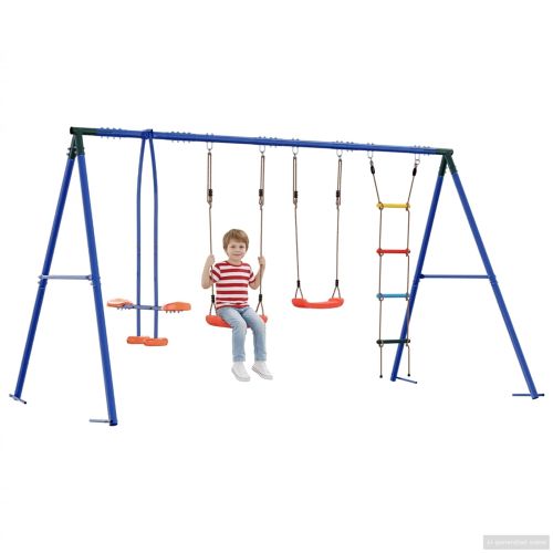 Комплект за люлка на открито Многоцветен 330 x 185 x 185 см
