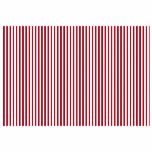 Резервен плат за тента Червено и бяло 500 × 350 cm Полиестер