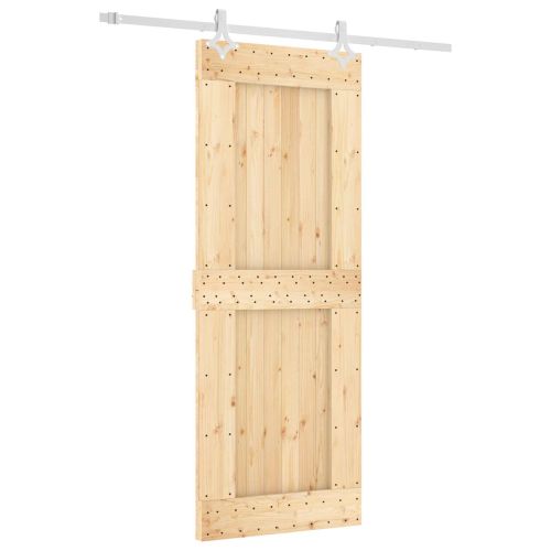 Преплъзваща се врата Естествено и бяло 80 x 210 cm