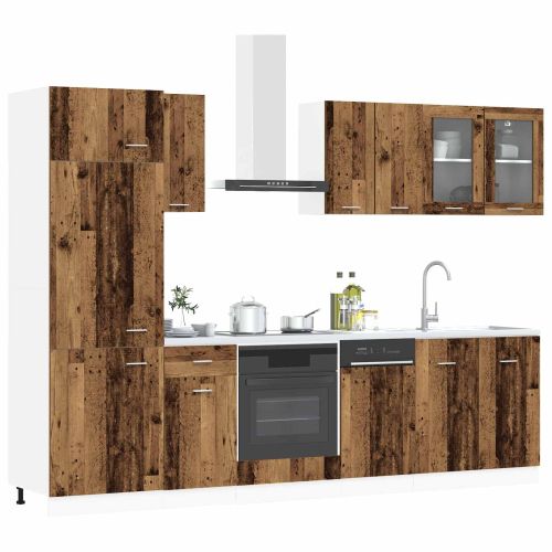 Кухненски единица Lyon 8 pcs Старо дърво Инженерна дървесина