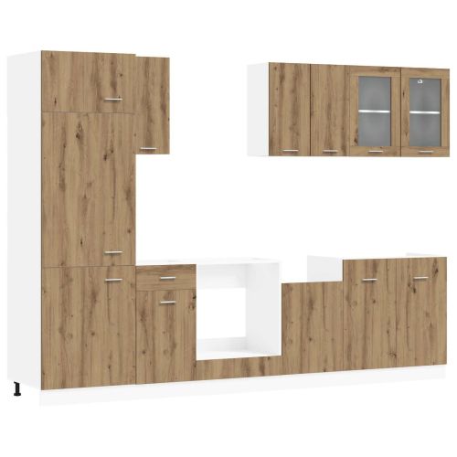 Кухненски единица Lyon 8 pcs Дъб артизан Инженерна дървесина