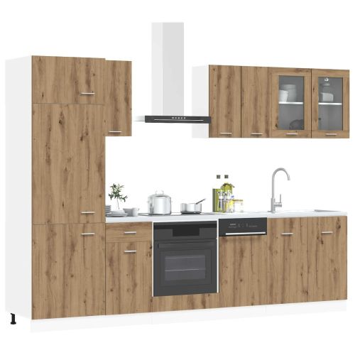Кухненски единица Lyon 8 pcs Дъб артизан Инженерна дървесина