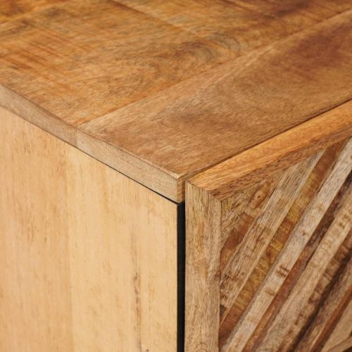 Нощно шкафче Кафяво 50 x 33 x 60 см Солидно мангово дърво