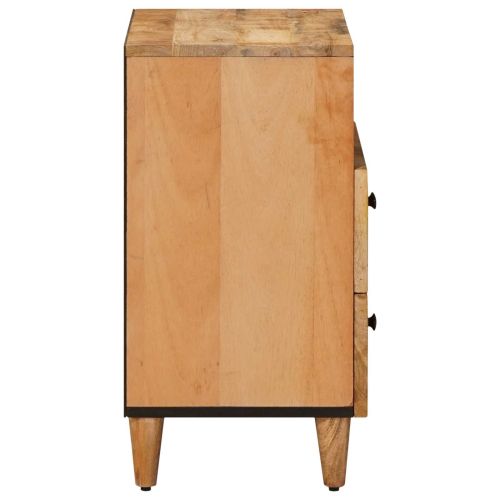 Нощно шкафче Кафяво 50 x 33 x 60 см Солидно мангово дърво