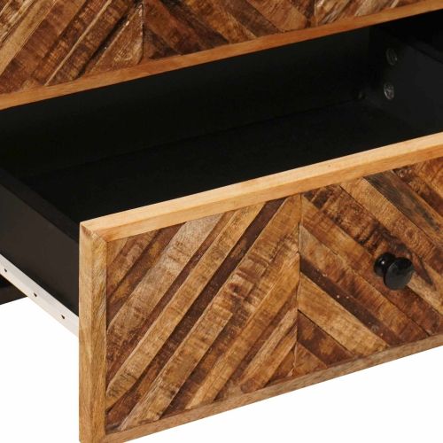Нощно шкафче Кафяво 50 x 33 x 60 см Солидно мангово дърво