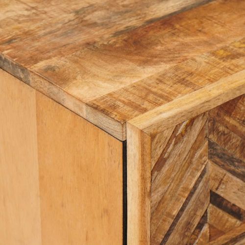 Нощно шкафче Кафяво 50 x 33 x 60 см Солидно мангово дърво