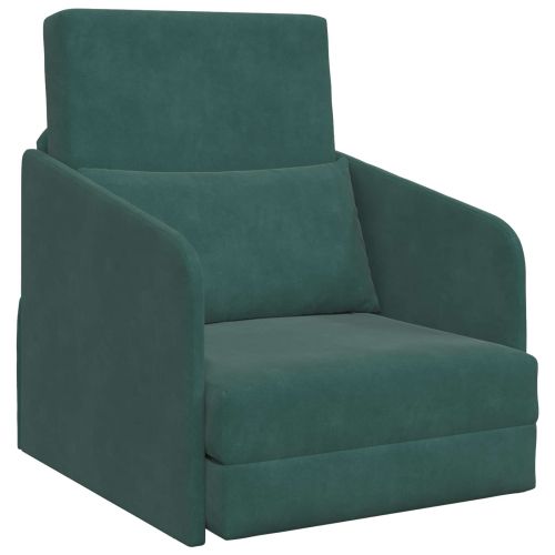 Диван легло Тъмен зелен 65 x 80 x 83 см Кадифе