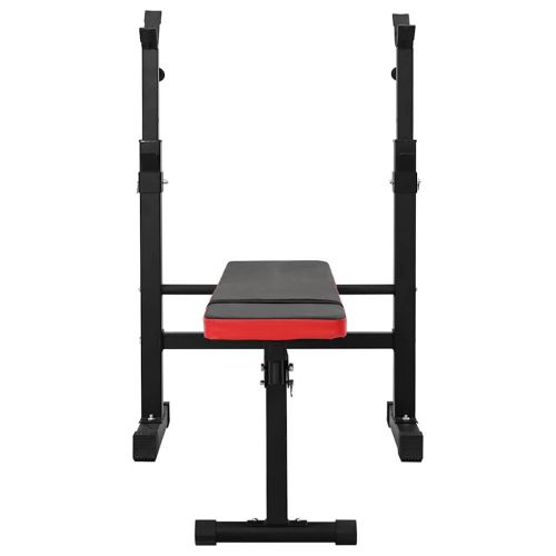 VidaXL Тежестна пейка Черно 126.5 x 67 x 111 см