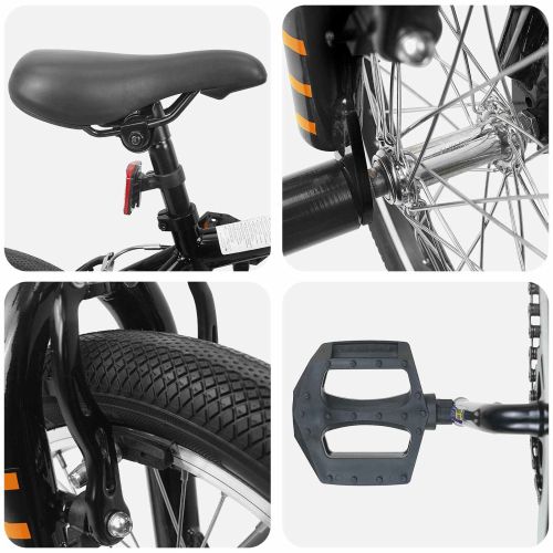 BMX Велосипед 16 инча за 5-8 години Черно