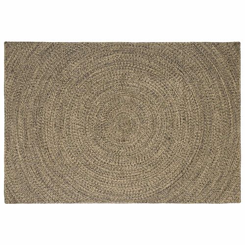 Килими за помещение Естествено и черно 160 x 230 cm юта