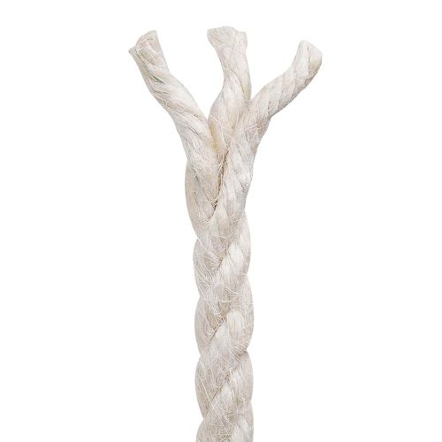 Въже от юта 8 Бяло 100% Тоса юта