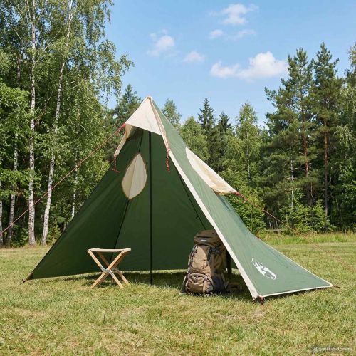 Дъждовен пончо 2 в 1 с качулка Зелено 262 x 126 x 130 см