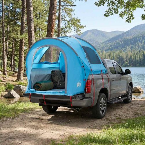 Автомобилна палатка с покрив Синьо 200 x 170 x 170 см