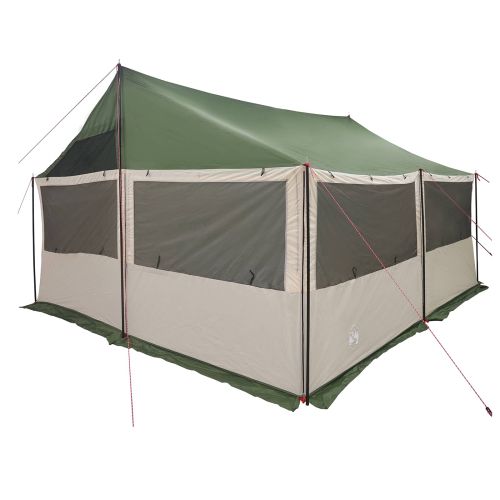 Семейна палатка Зелено 450 x 400 x 265 см Полиестер и стомана