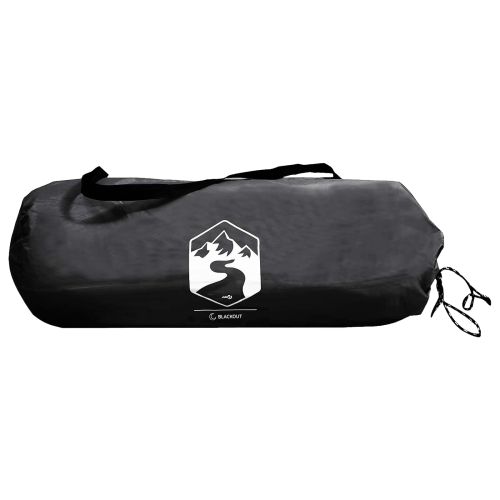 Къмпинг наметало с покрив Бял blackout 275 x 215 x 125 см