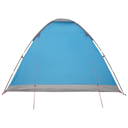 Къмпинг наметало с покрив Синьо 335 x 275 x 180 см