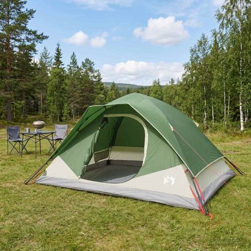Бърза палатка Зелено 305 x 215 x 140 см Полиестер и стомана