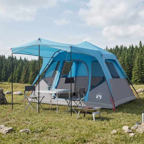 Семейна палатка Синьо 305 x 275 x 190 см Полиестер и стомана