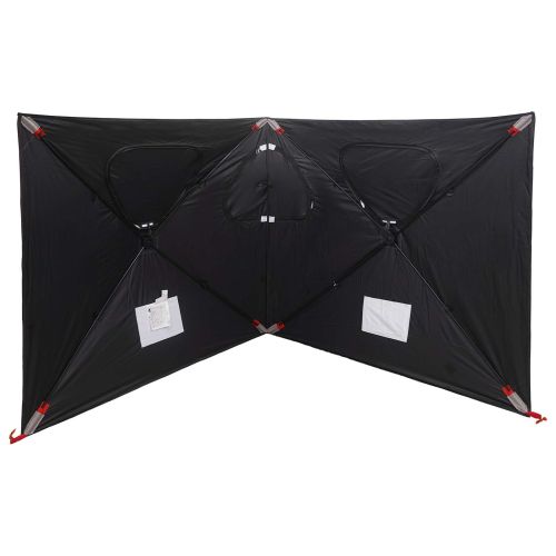 Ловна шатра Бял blackout 145 x 145 x 150 см Полиестер и стомана