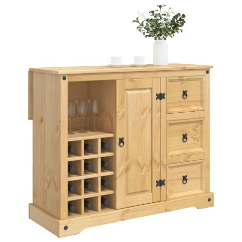 VidaXL Съхранение в кухнята с чекмедже Пчелен восък 112 x 70 x 91,5 см