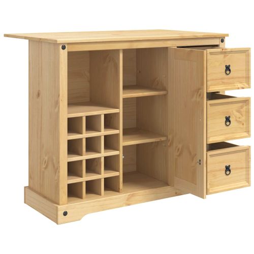 VidaXL Съхранение в кухнята с чекмедже Пчелен восък 112 x 70 x 91,5 см