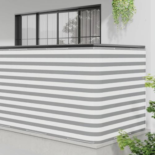 Прозорец за балкон 150 x 400 cm Тъкан с PU покритие