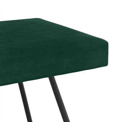 Пейка Тъмнозелено 80 x 40 x 45 см Кадифе