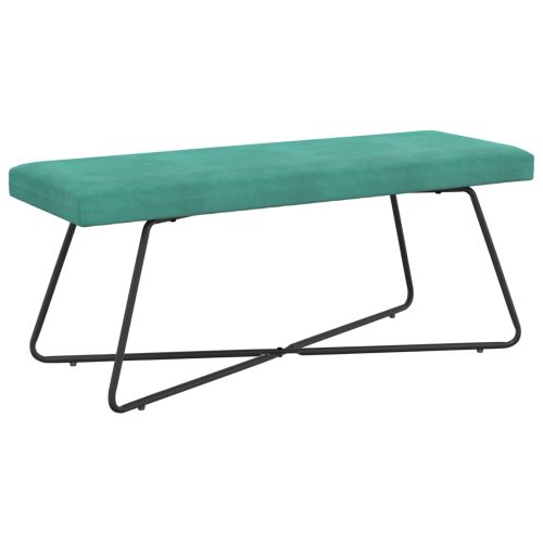 Пейка Едноцветен Тюркоаз 110 x 40 x 45 cm Кадифе