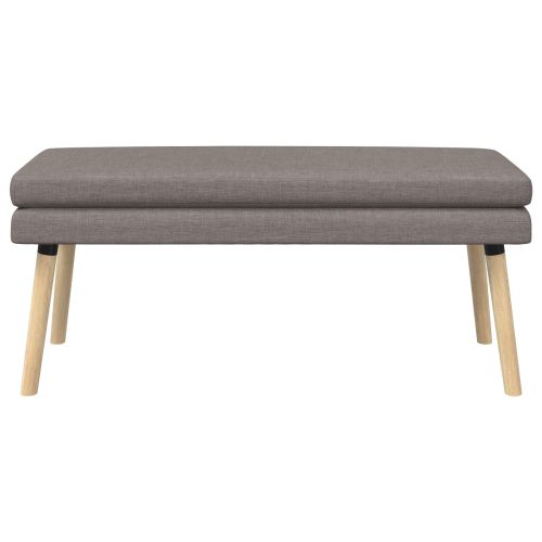Двойно легло Таупе 110 x 40 x 47 см Текстил