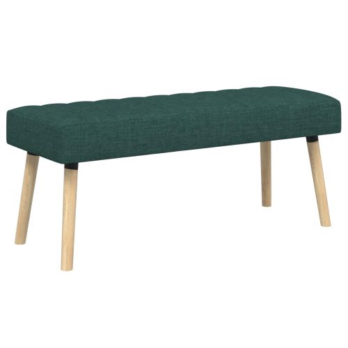 Пейка с канали Тъмнозелено 110 x 40 x 46 cm Текстил