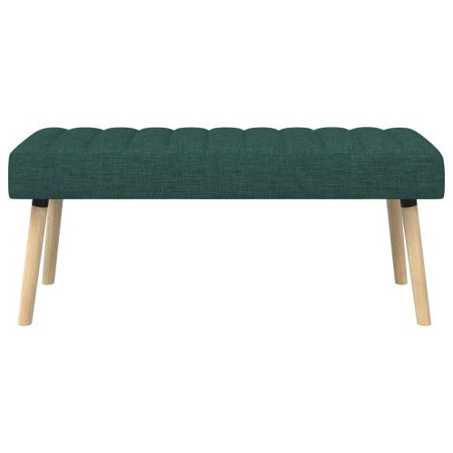 Пейка с канали Тъмнозелено 110 x 40 x 46 cm Текстил