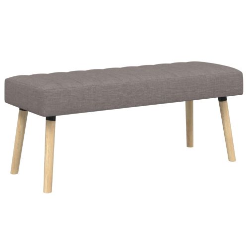 Пейка с канали Таупе 110 x 40 x 46 cm Текстил