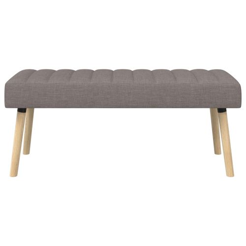 Пейка с канали Таупе 110 x 40 x 46 cm Текстил