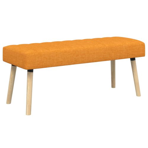 Пейка с канали Тъмен жълт 110 x 40 x 46 cm Текстил