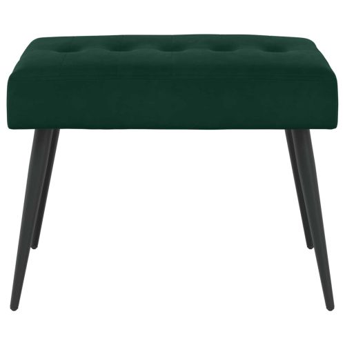 Пейка с копчета Тъмнозелено 60 x 40 x 45 см Кадифе