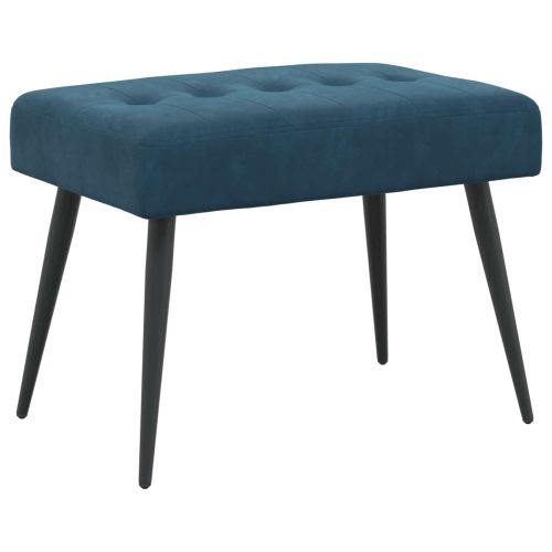 Пейка с копчета Синьо 60 x 40 x 45 см Кадифе