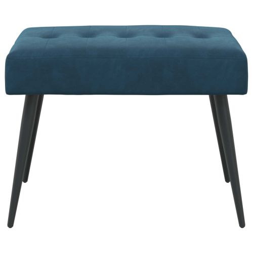 Пейка с копчета Синьо 60 x 40 x 45 см Кадифе