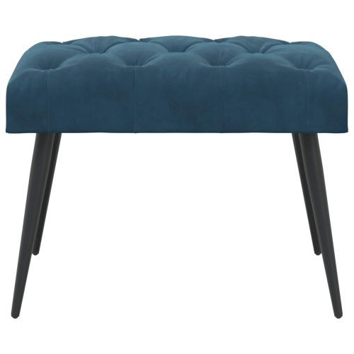 Пейка с копчета Синьо 60 x 40 x 45 см Кадифе