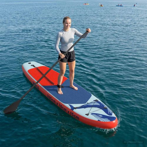 Надуваемо борд за стоене SCYLLA 305 x 76 x 15 cm Синьо за