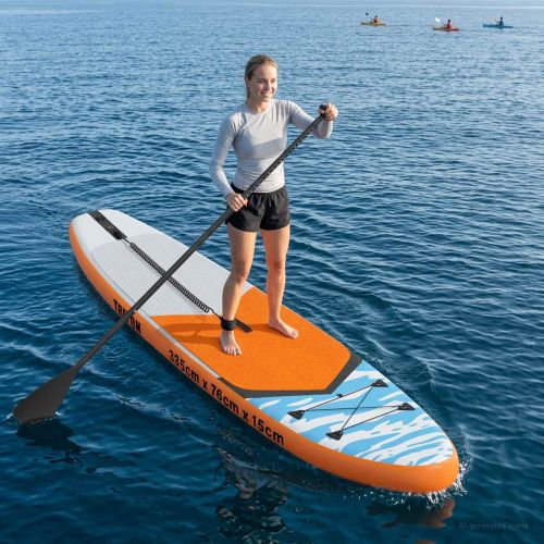 Надуваема дъска за стоене TRITON 335 x 76 x 15 см Синьо за