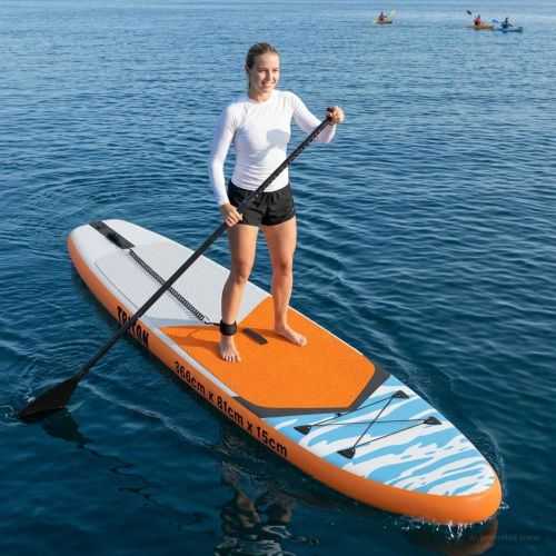 Надуваема дъска за Paddle Board TRITON 366 x 81 x 15 см Синьо