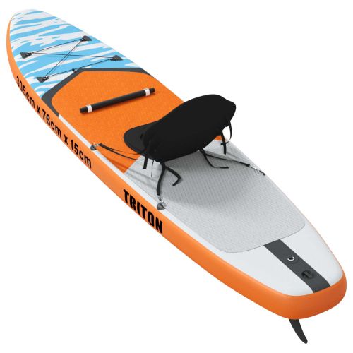 SUP дъска със седалка 2-в-1 TRITON 305 x 76 x 15 cm Синьо за