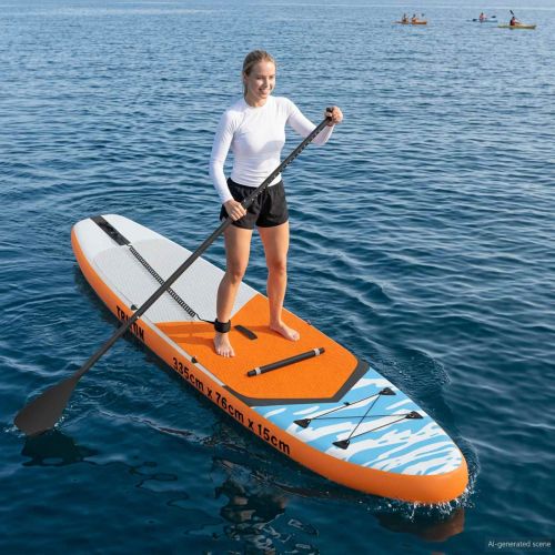 SUP дъска със седалка 2-в-1 TRITON 335 x 76 x 15 см Синьо за