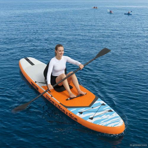 SUP дъска със седалка 2-в-1 TRITON 335 x 76 x 15 см Синьо за