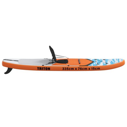 SUP дъска със седалка 2-в-1 TRITON 335 x 76 x 15 см Синьо за