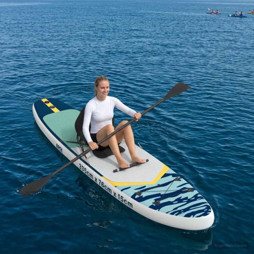SUP дъска с място 2 в 1 APEX 335 x 76 x 15 см Синьо за