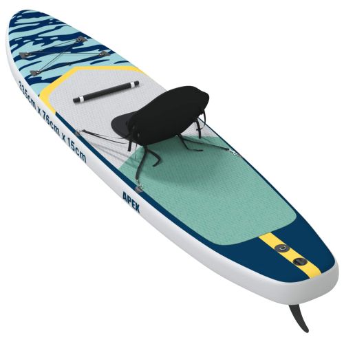 SUP дъска с място 2 в 1 APEX 335 x 76 x 15 см Синьо за