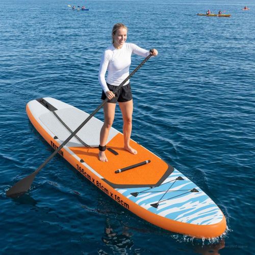 SUP дъска със седалка 2-в-1 TRITON 366 x 81 x 15 см Синьо за
